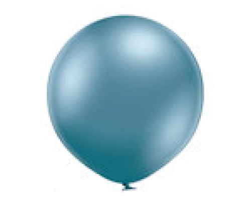 Baloni metāliski, hroma, zili, Belbal, 60 cm, XL