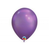 Baloni metāliski, hroma, lillā, Qualatex, 29cm