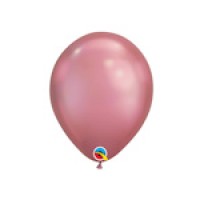 Baloni metāliski, hroma, rozā, Qualatex, 29cm