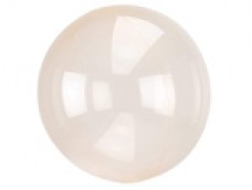 Folijas balons 45cm XL bumba, ANAGRAM Crystal clearz, oranžs