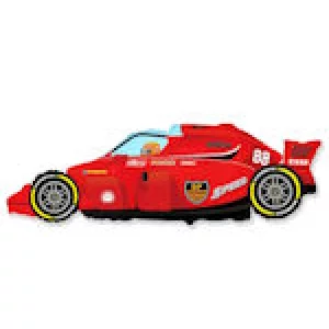 Folijas balons Transportlīdzeklis - Formula, sarkans, 60cm, Flexmetal Folijas balons Transportlīdzeklis - Formula, sarkans, 60cm, Flexmetal