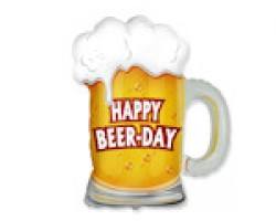 Folijas  balons Happy Beer Day, 60cm, Flexmetal