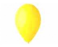 Baloni 29cm, dzelteni, citronu, GEMAR, 100 gab.