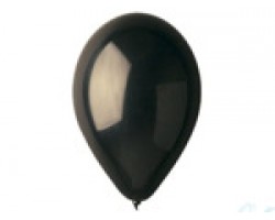 Baloni 29cm, melni, GEMAR, 100 gab.