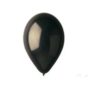 Baloni 29cm, melni, GEMAR, 100 gab.