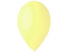 Baloni 29cm, dzelteni, gaiši, macaroon GEMAR, 100 gab.