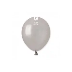 Baloni pērļu, sudraba, GEMAR, 13cm