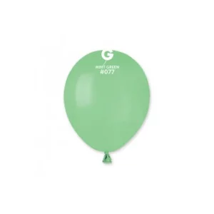 Baloni zaļi, mint, macaroon, GEMAR, 13cm
