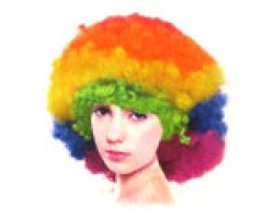 Parūka "AFRO" 3, varavīksne