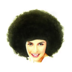 Parūka "AFRO" 3, melna