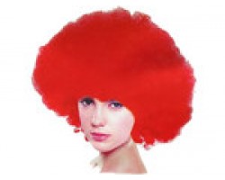 Parūka "AFRO" 3, sarkana
