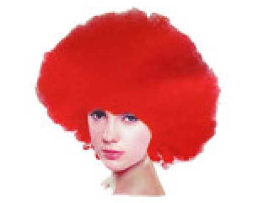 Parūka "AFRO" 3, sarkana