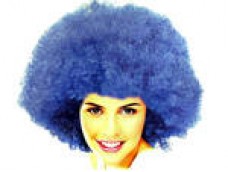 Parūka "AFRO" 3, zila