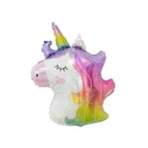 Folijas balons   Vienradzis,  galva, 60cm