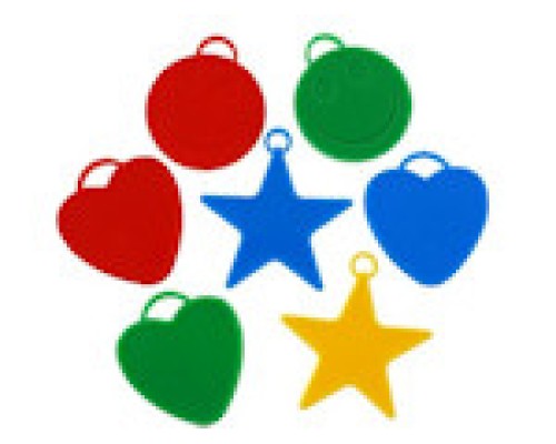 Balonu atsvars - plastmasas, 1 balonam