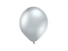 Baloni metāliski, hroma, sudraba, Belbal, 13 cm, 100 gab.