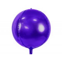 Folijas balons 40cm XL - bumba, violeta