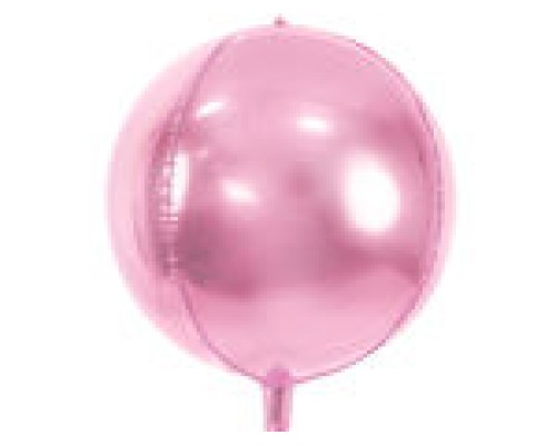 Folijas balons 40cm XL - bumba, rozā, gai&scaron;i