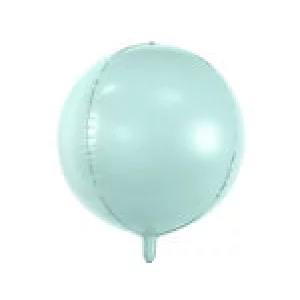 Folijas balons 40cm XL - bumba, tiffany/mint Folijas balons 40cm XL - bumba, tiffany/mint