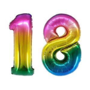 Folijas balons 78cm L - 18, nepiepūsts