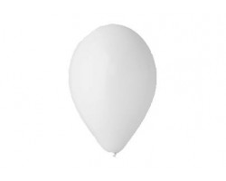 Baloni 20cm, balti, GEMAR