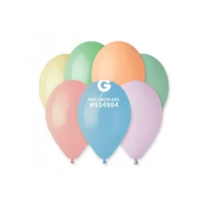 Baloni Mix, Macaroon, GEMAR, 26cm, 100 gab. Baloni Mix, Macaroon, GEMAR, 26cm, 100 gab.