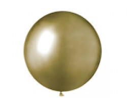 Baloni metāliski, hroma, zelta, GEMAR, 48cm