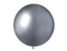 Baloni metāliski, hroma, sudraba, GEMAR, 48cm