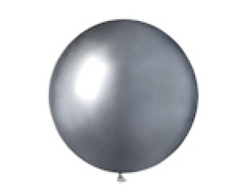 Baloni metāliski, hroma, sudraba, GEMAR, 48cm