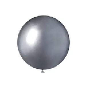 Baloni metāliski, hroma, sudraba, GEMAR, 48cm
