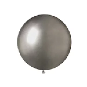 Baloni metāliski, hroma, sudraba, tumši, GEMAR, 48cm