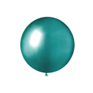 Baloni metāliski, hroma, zaļi, mint, GEMAR, 48cm