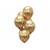 Baloni metāliski, hroma, zelta, platinum, 30 cm
