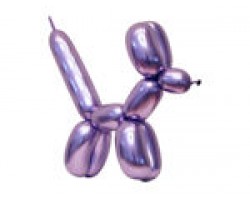 Baloni metāliski, hroma, lillā, 5cmx152cm