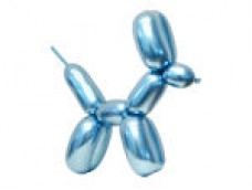 Baloni metāliski, hroma, zili, platinum, 5cmx152cm