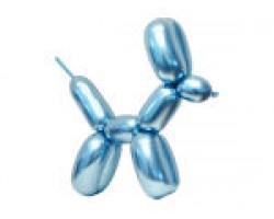 Baloni metāliski, hroma, zili, Gemar, 5cmx152cm