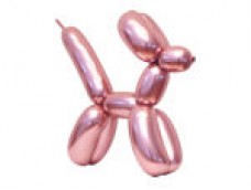 Baloni metāliski, hroma, rozā, platinum, 5cmx152cm