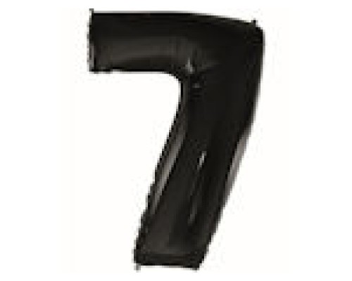 Folijas balons 96cm XXL - cipars 7, melns