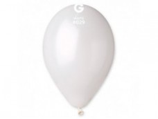 Baloni pērļu, balti, GEMAR, 29cm