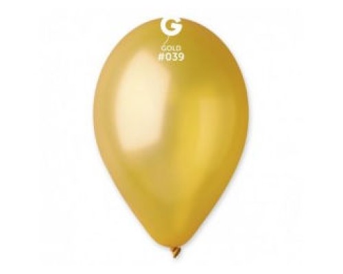 Baloni pērļu, zelta, GEMAR, 29cm