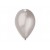 Baloni pērļu, sudraba, GEMAR, 26cm