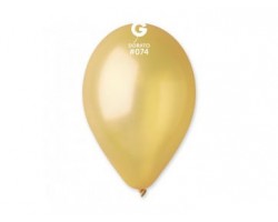 Baloni pērļu, zelta, dorato, GEMAR, 26cm