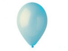 Baloni 29cm, zili, gaiši, GEMAR, 100 gab.