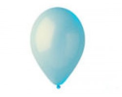 Baloni 29cm, zili, gaiši, GEMAR, 100 gab.