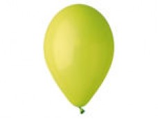 Baloni 29cm, zaļi,  gaiši, GEMAR, 100 gab.