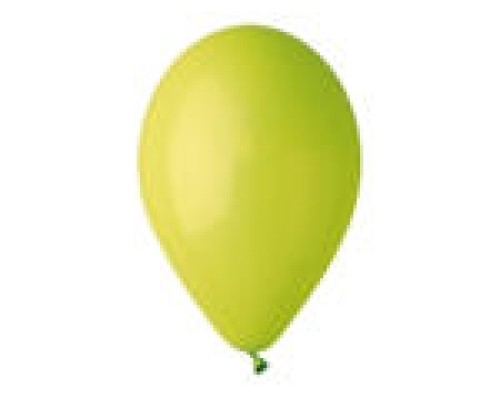 Baloni 29cm, zaļi,  gaiši, GEMAR, 100 gab.