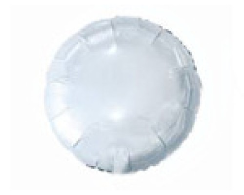 Folijas balons 46cm aplis, balts