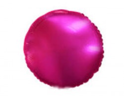 Folijas balons 46cm aplis, rozā, tumši