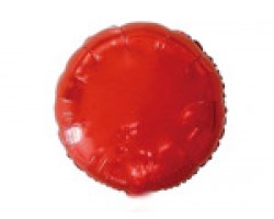 Folijas balons 46cm aplis, sarkans