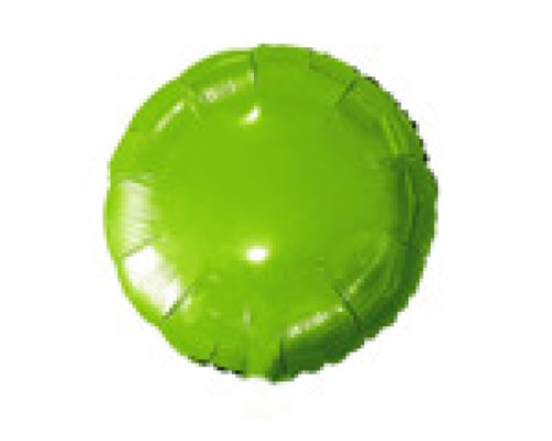 Folijas balons 46cm aplis, zaļ&scaron;, gai&scaron;i